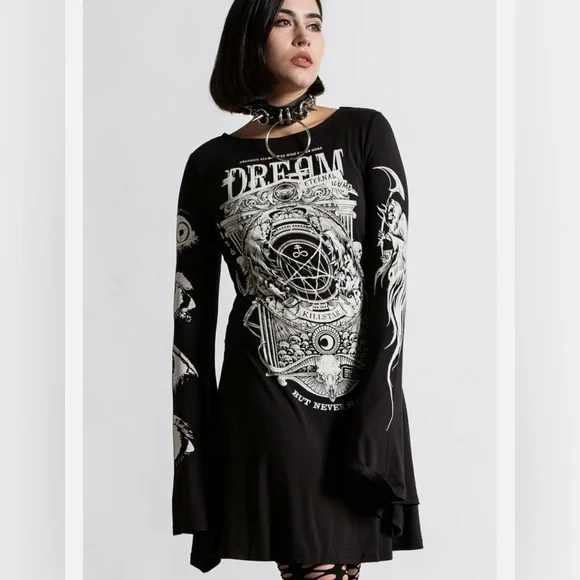 Killstar Insomnia Trapeze Dress - Picture 5 of 6